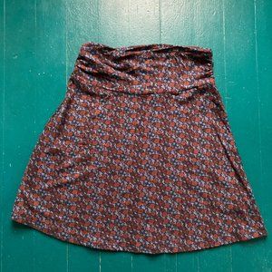 Toad & Co floral skirt